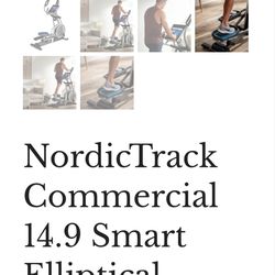 NordicTrack elliptical PRO COMERCIAL 14.3  trainer with large touchscreen display and iFit capability.