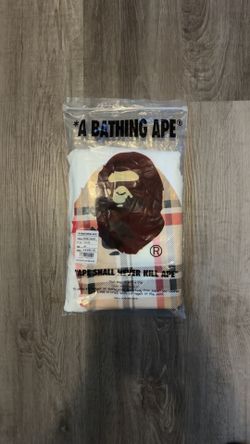 A Bathing Ape X Burberry T shirt, white, medium