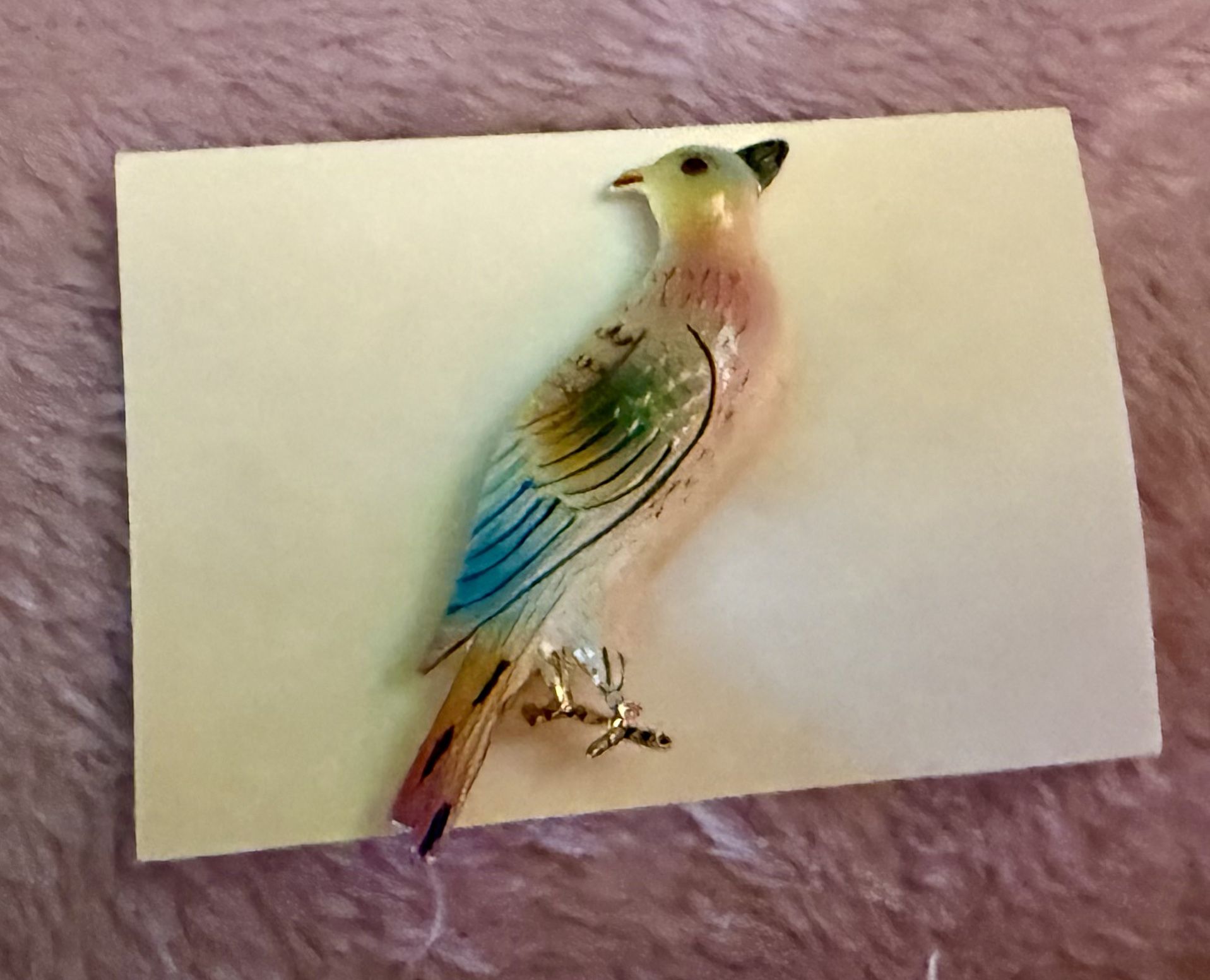 Vintage Scatter Pin - Colorful Bird A. - New Out Of Box