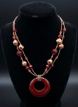 Crimson Red Princess Necklace