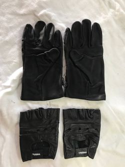 Military leather gloves and fingerless leather gloves made by wilder