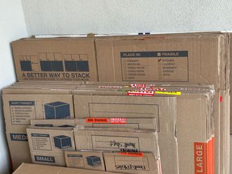 Used home-depot boxes