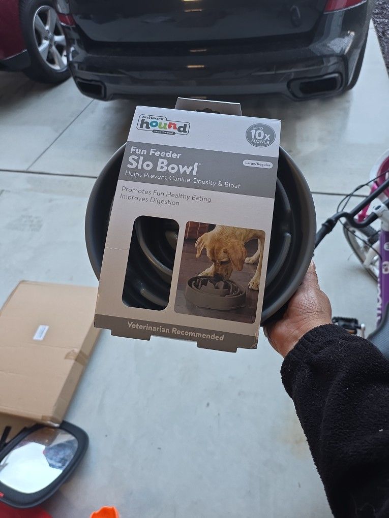 Slow Feeder Dog Bowl 