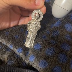 925 silver san judas pendant 