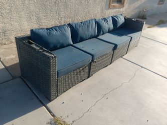 /////BEST OFFER///// 4 Piece Outdoor Sectional Sofa Couch-DELIVERY AVAILABLE!!!!!!
