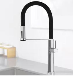 22 in. Single Handle Pull Down Sprayer Kitchen Faucet
