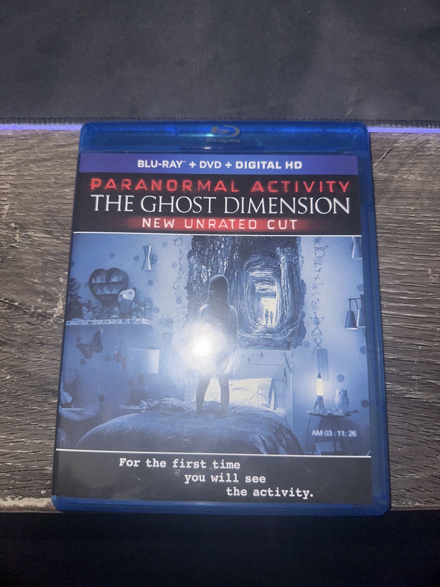 Paranormal Activity :The Ghost Dimension Unrated Cut Blu-ray
