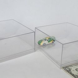 Two Vintage Jo-Han models stackable display cases