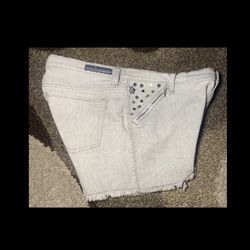 Size 14 Rock & Republic Studded Denim Jean Cutoff Shorts
