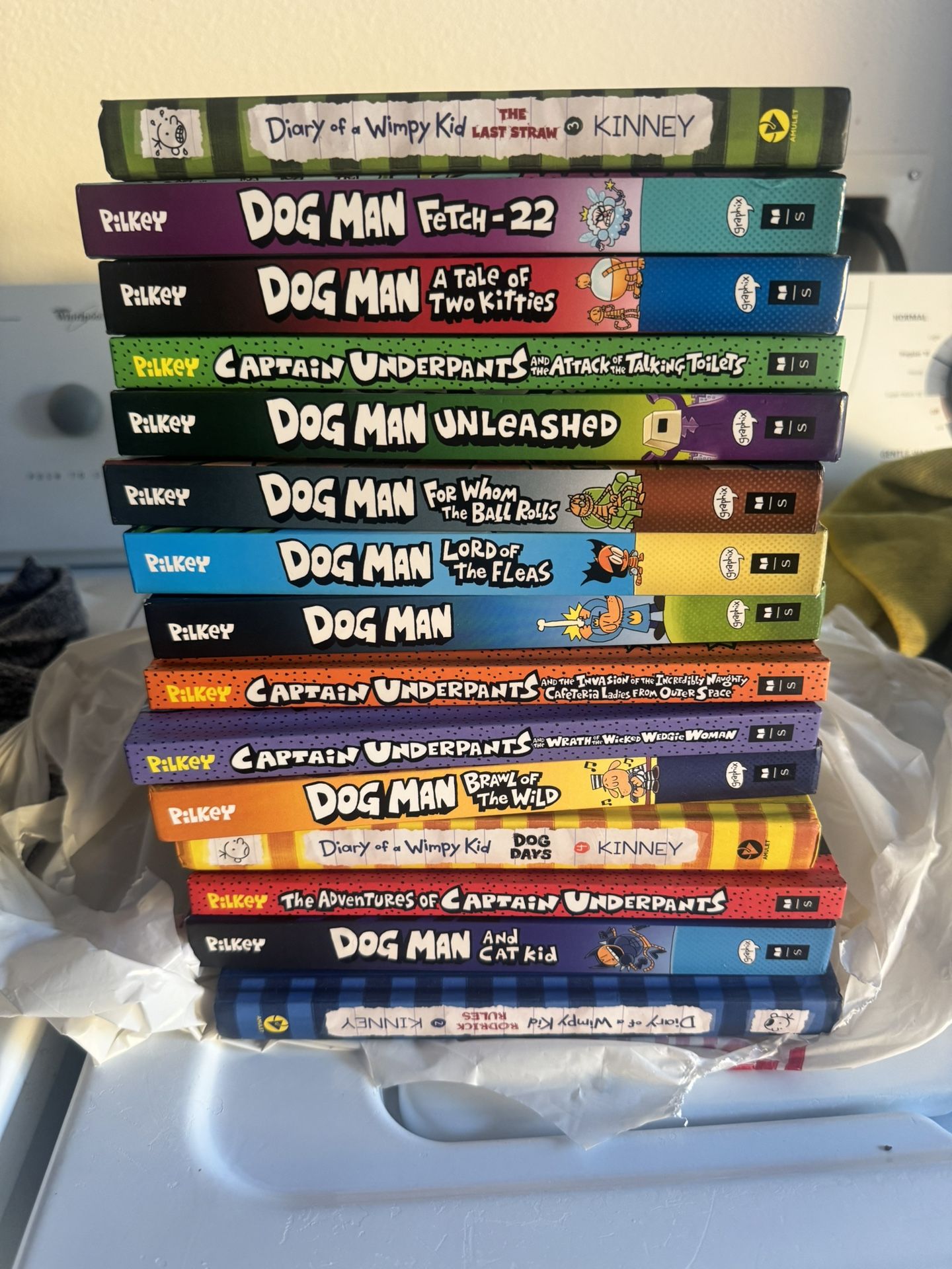 Dog Man Books Diary Of A Wimpy Kid Amazing Condition!!