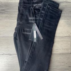 Plain Black Amiri Jeans