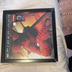 Spider-Man Original Motion Picture Score Vinyl Record Framed