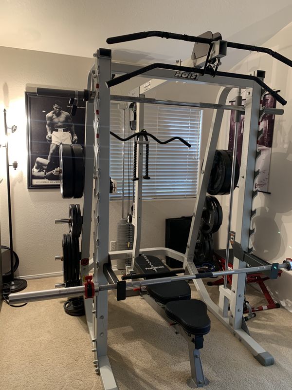 Gray Hoist Smith Machine / Squat Rack / half rack arms for Sale in