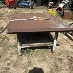 Heavy Duty Steel Gantry Crane + Welding Table