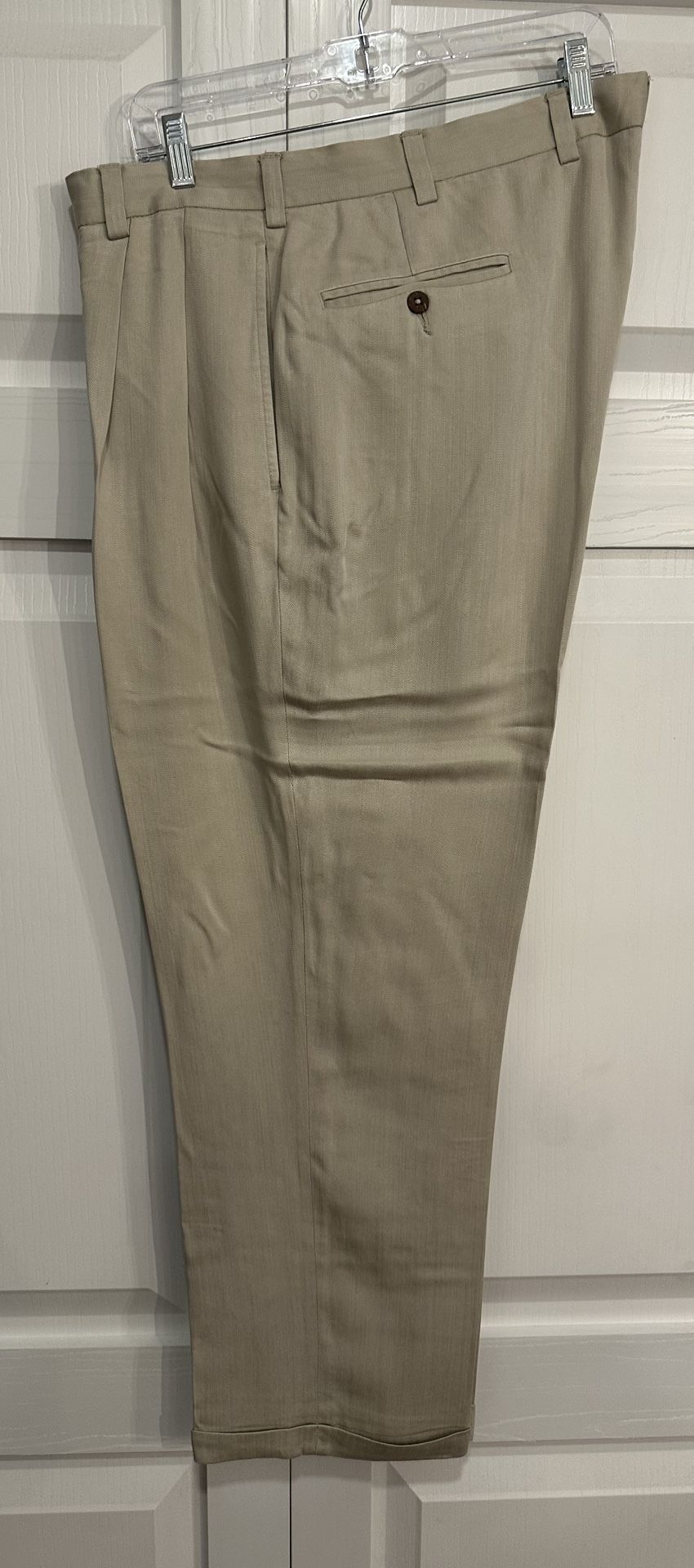 Jos. A. Bank Tan Linen Pants