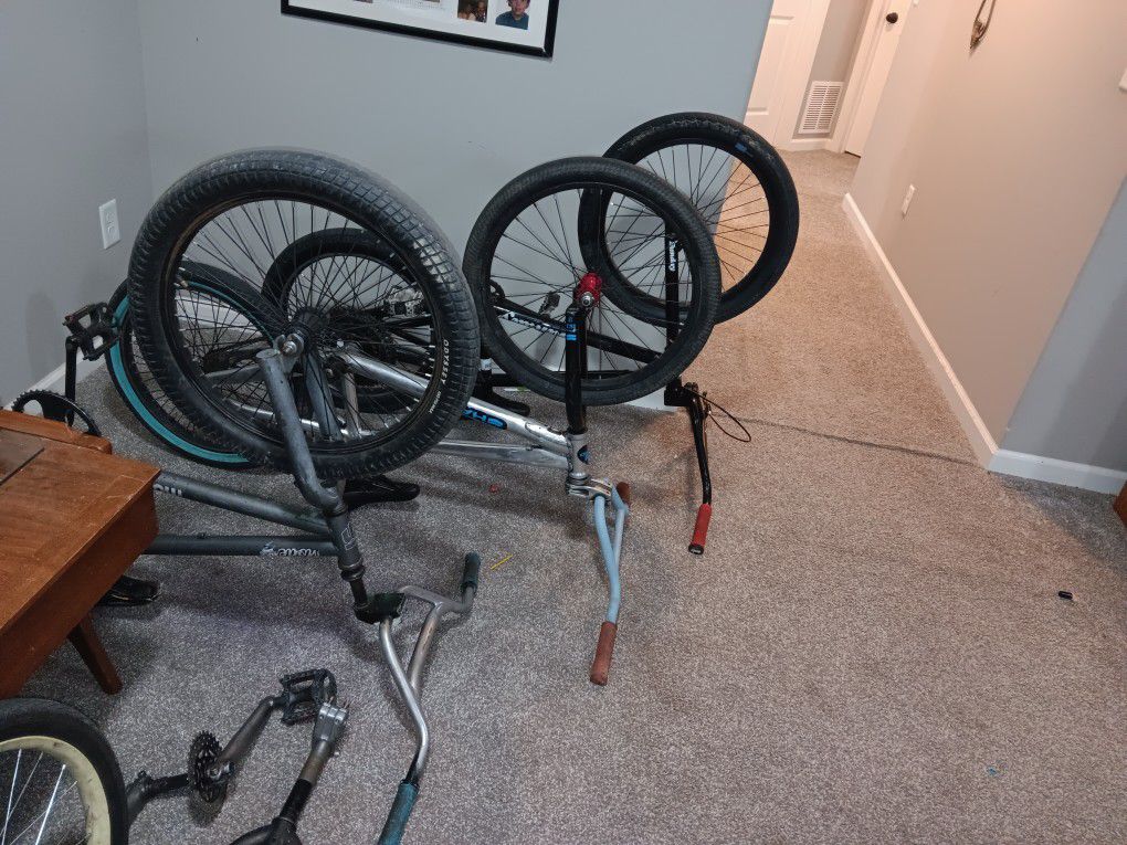 3 BMX Bikes