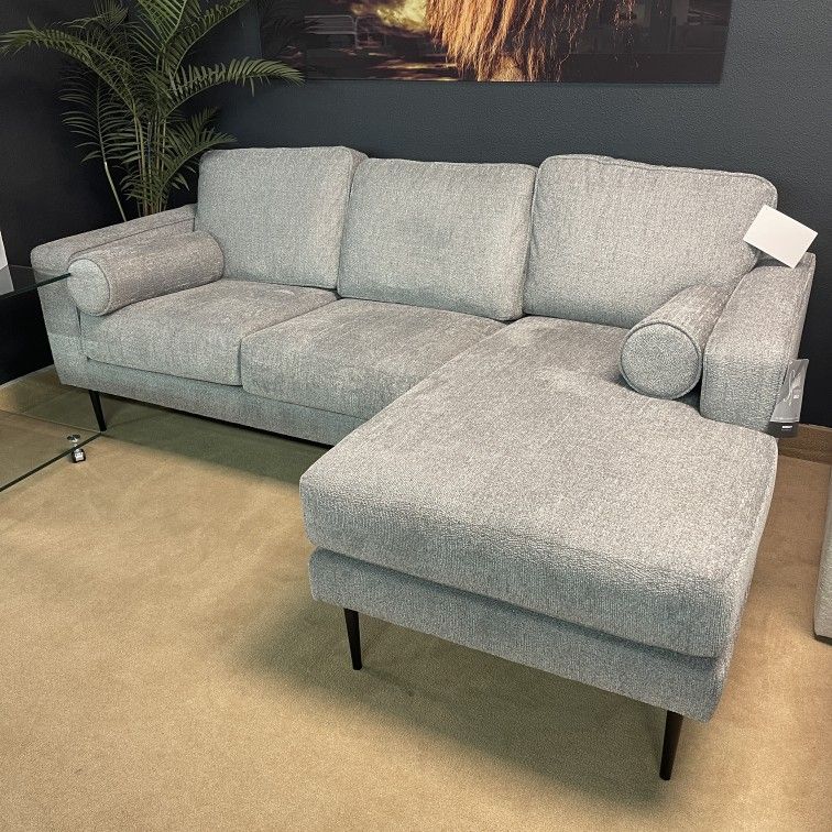 Hazela Charcoal Sectional Sofa