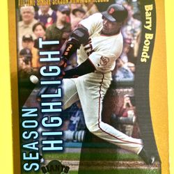 Barry Bonds 2002 Topps “Season Highlight” Card