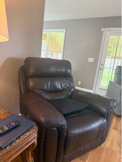 Leather couch