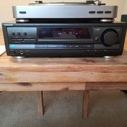 Technics Stereo Tuner/Receiver and Turntable with remote and instructions. 