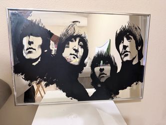 The Beatles "Rubber Soul" promotional wall mirror