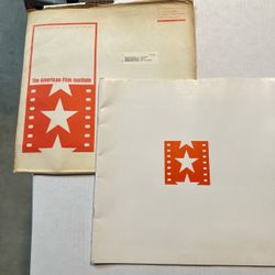 James "Jim" Cagney Tribute Book W/Originall American Film Institute Envelope