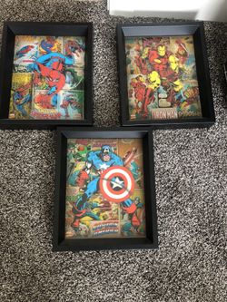 Marvel Framed Pictures 