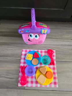 LeapFrog shapes and sharing picnic basket complete