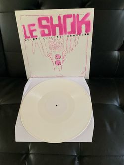 Le Shok we are electrocution LP Test press signed