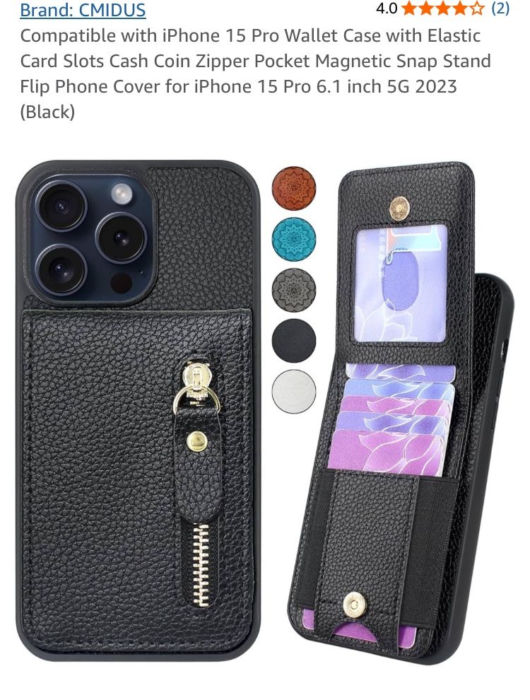 iPhone 15 Pro Wallet Case