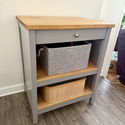 IKEA Table and Shelves Island