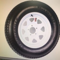 New 15 inch trailer wheel and tire