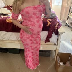 Pink Baby Shower Dress