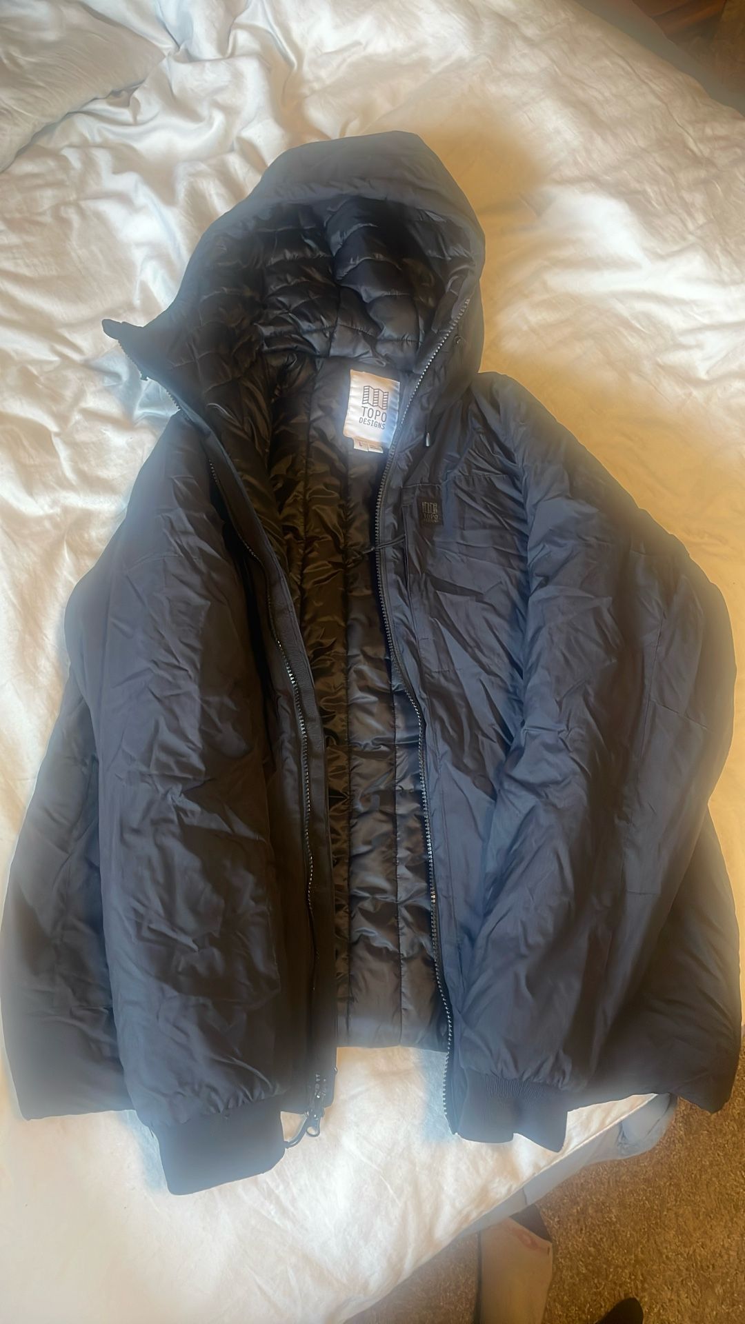 Topo Designs Black Men’s Puffer Primaloft