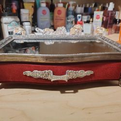 Antique Mirrored Jewelry Box!