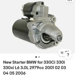 Starter For BMW 1(contact info removed) BMW Multiple 