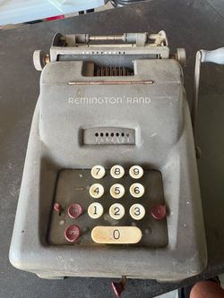 Vintage adding machine
