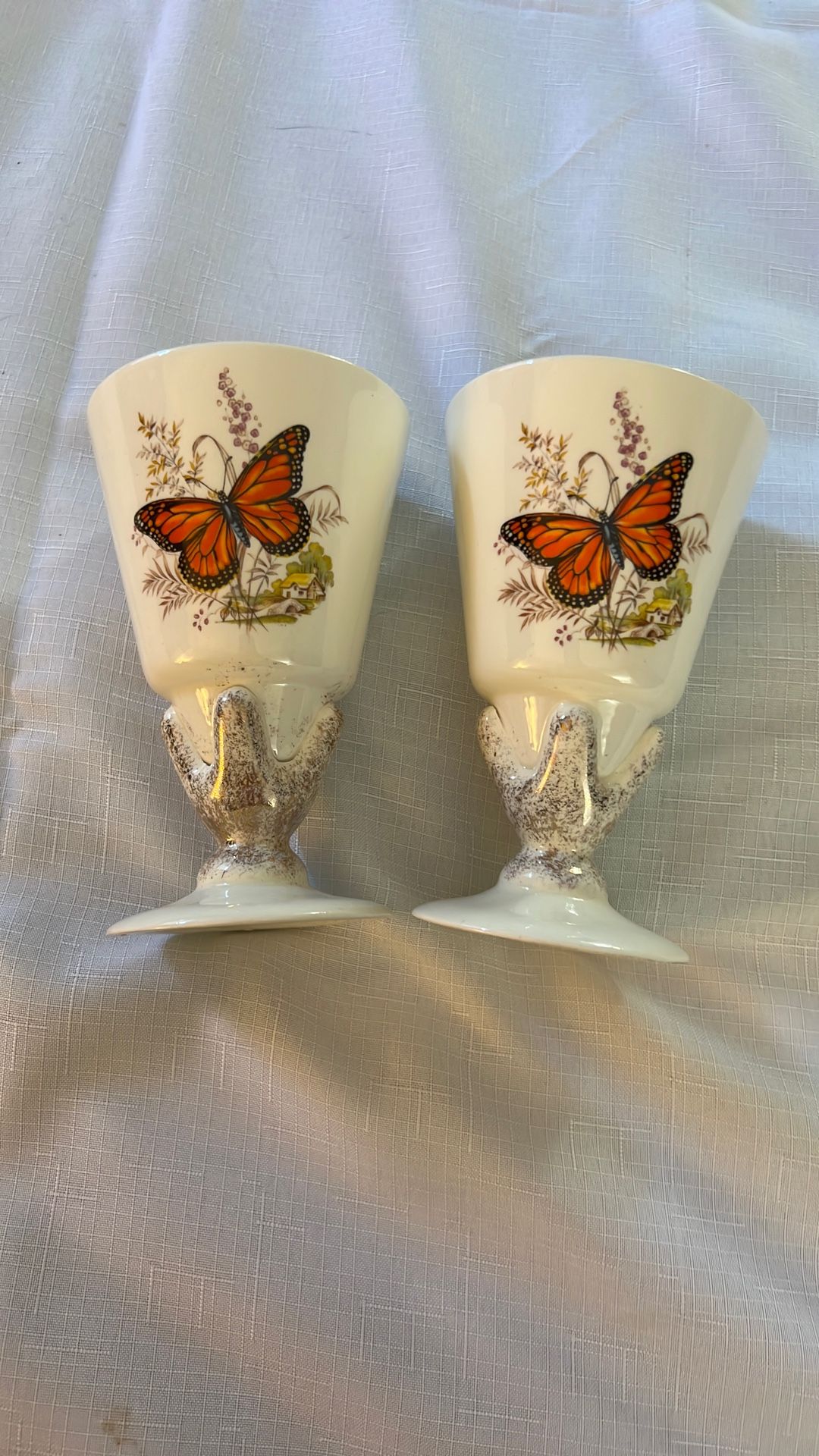 Vintage Butterfly Handmade Glasses