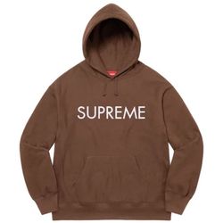 Supreme Brown XL Hoodie