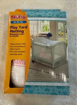 New in Box/Plastic Wrap Nuby Play Yard Netting for Infant/Baby Pack-N-Plays