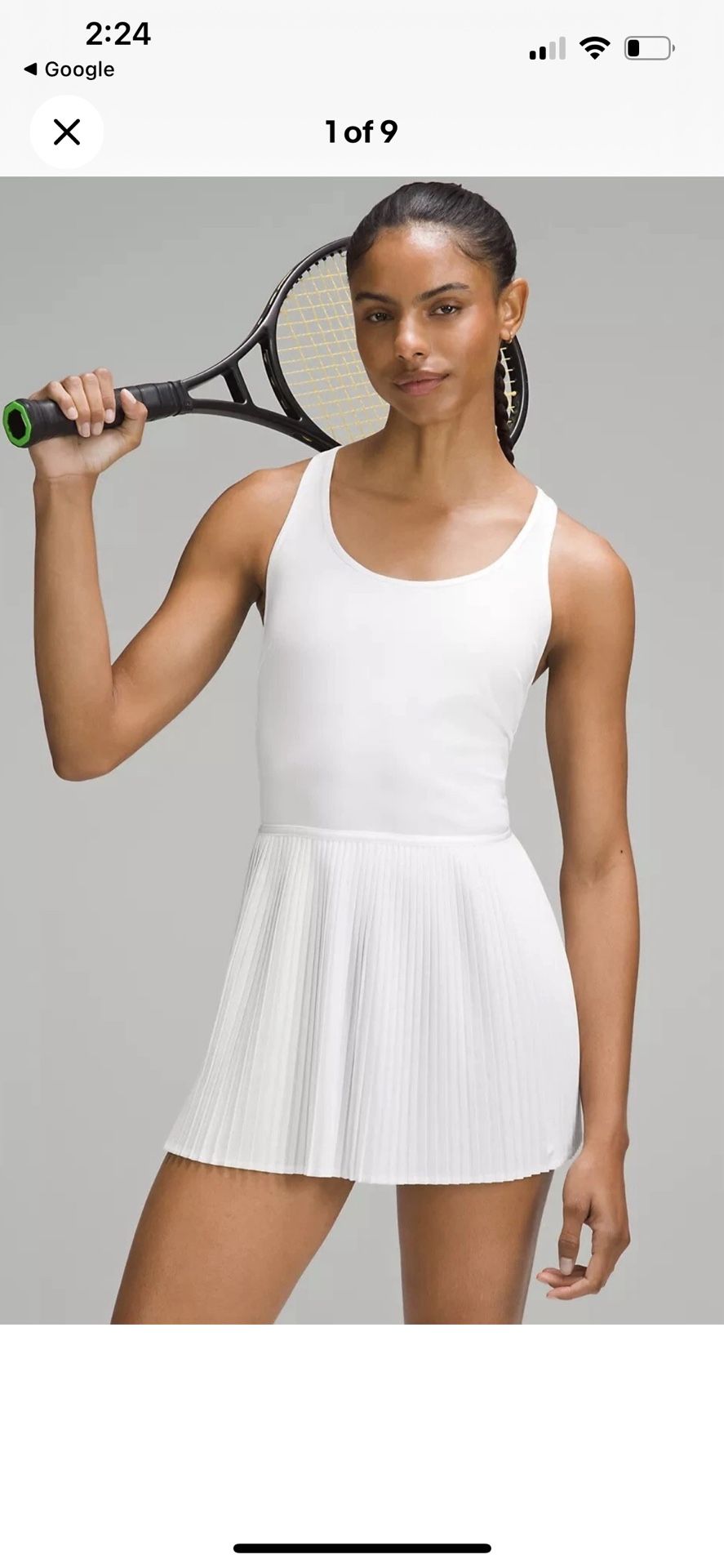 Lululemon Tennis Mini Dress
