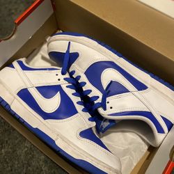 Nike dunk low “racer blue white”
