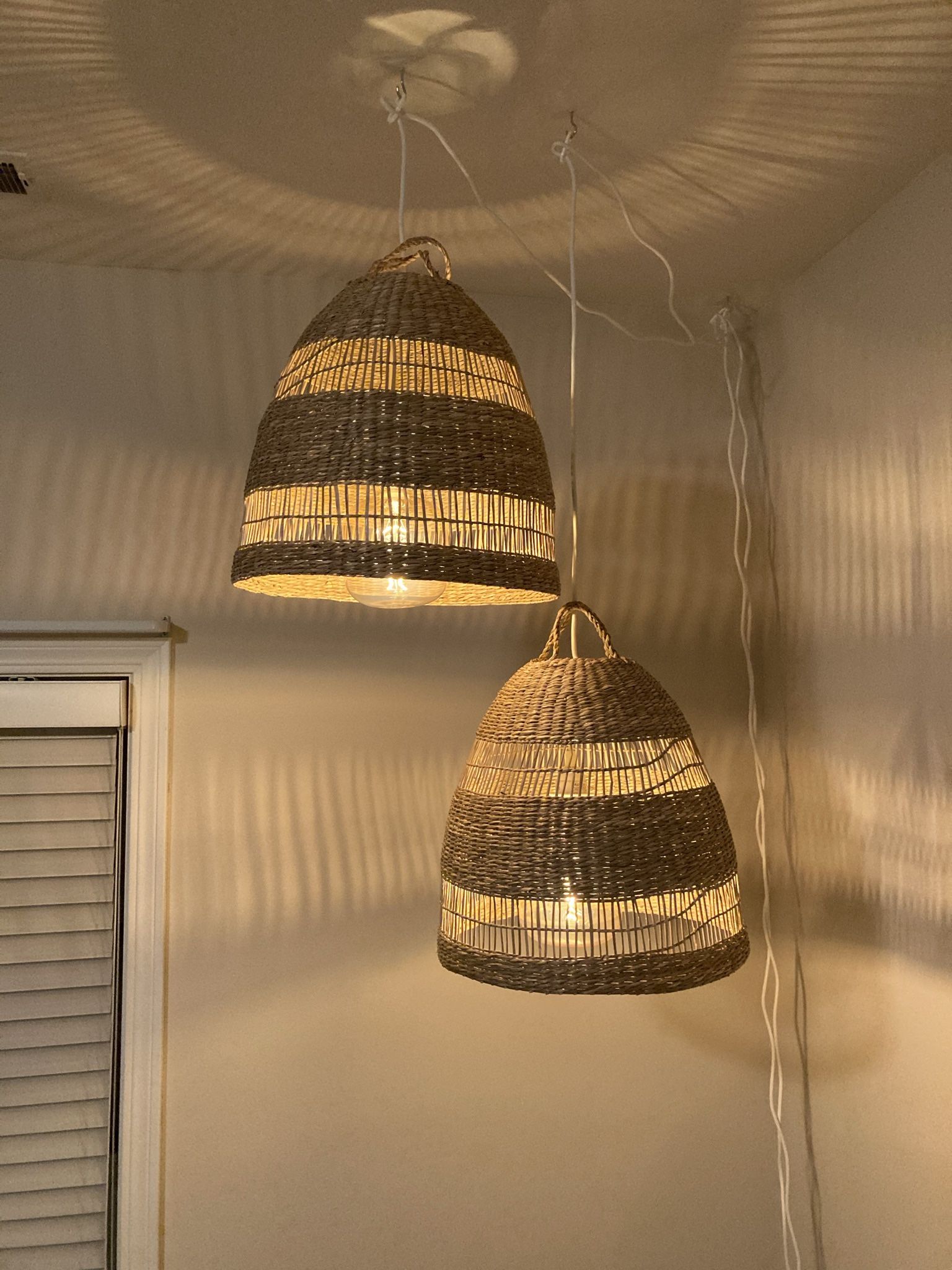 IKEA TORARED Pendant Lamp Shades With Switch Cords And Large Lumen
