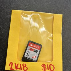 Nintendo Switch 2k18