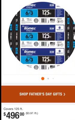 Stranded Romex wire