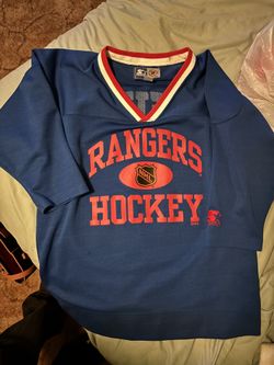 Vintage Rangers practice jersey starter brand. (Wayne Gretzky)