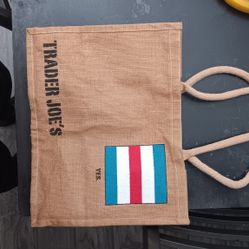 Rare Trader Joe's Bag - Discontinued Trader Joe's Tote Bag - Trader Joes Nautical Shopping Tote Bag