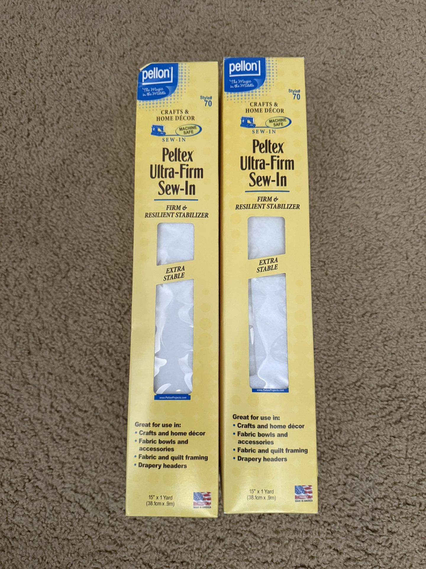 Quilt Batting, Polyfil, And Sewing Stabilizer