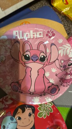Lilo and stitch cake plates