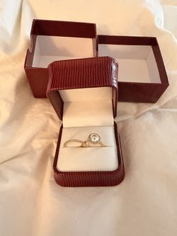 Engagement Ring + Wedding Band